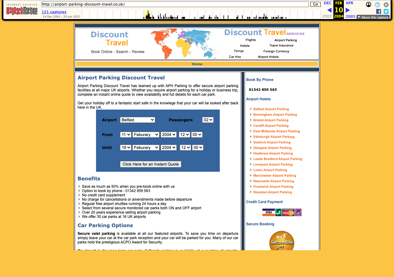 Airport Parking Discount Travel screenshot